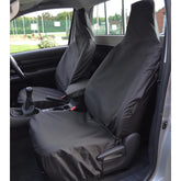 Toyota Hilux Single Cab 2016 On Pair Seat Covers - Black